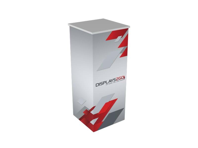 white portable plinth 400sq x 900h