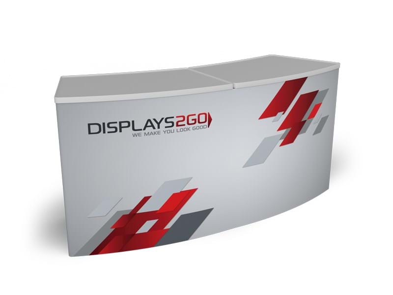 2 x white Superlight 800 with one-piece wrap to cover both tables