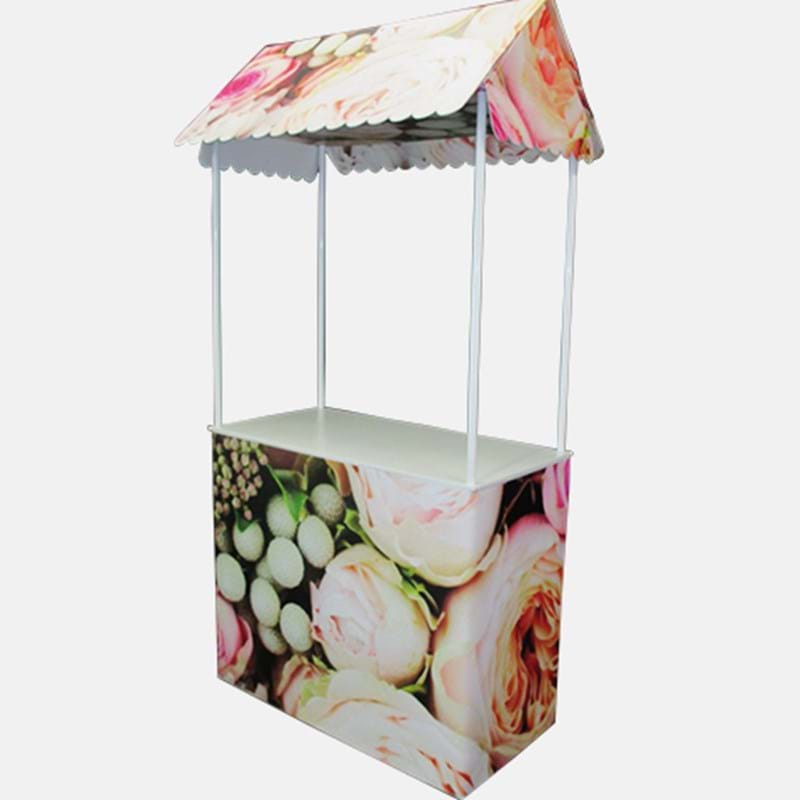 Demo table with canopy