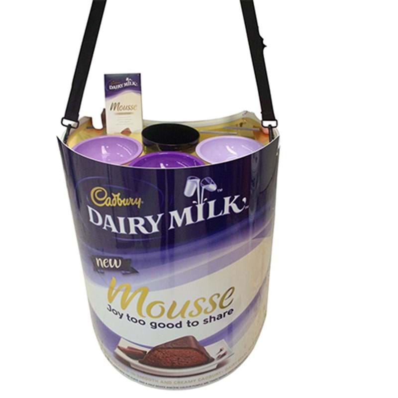 Fully branded vendor tray