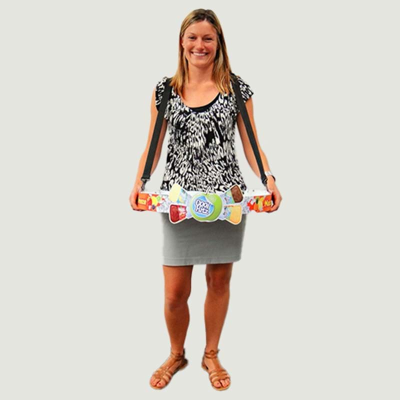 Ice cream sampling tray