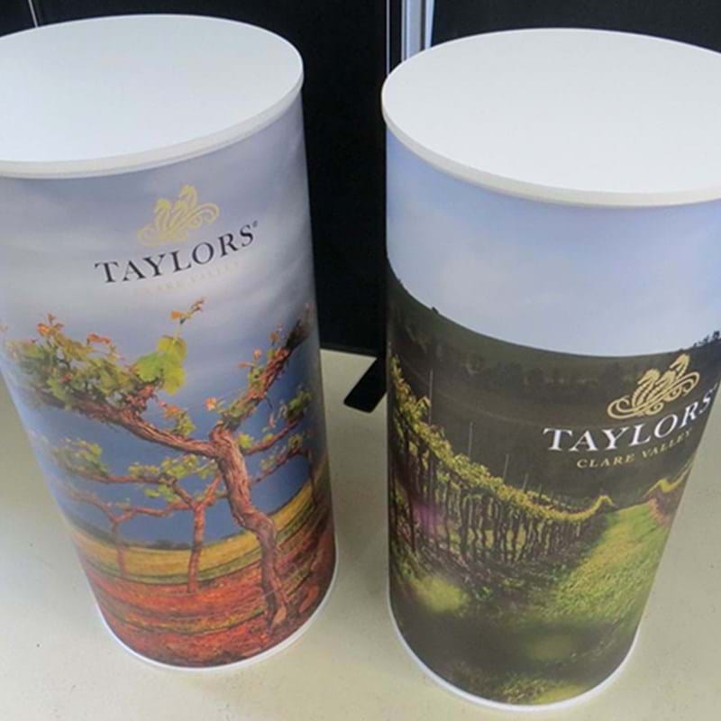 Round sales counters