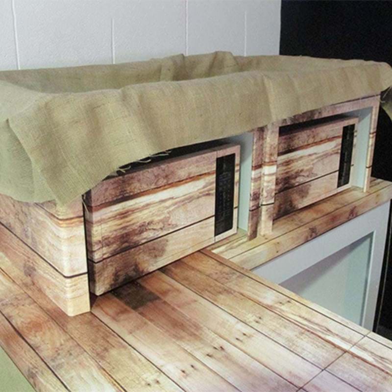 Weathered timber design