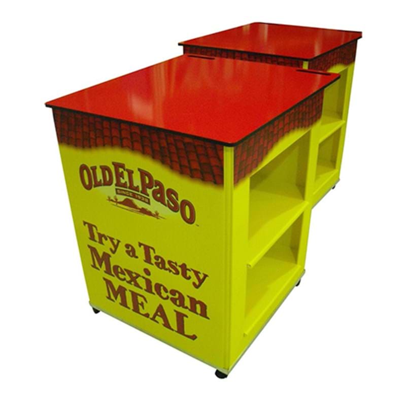 Branded sampling carts
