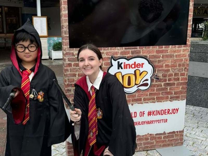 Harry Potter Kinder brand activation costume