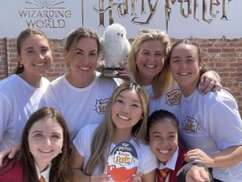 Harry Potter Kinder brand activation event staff