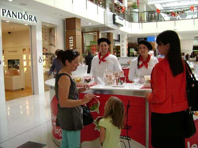 In-Store Product Demonstration Displays & Sampling Stands