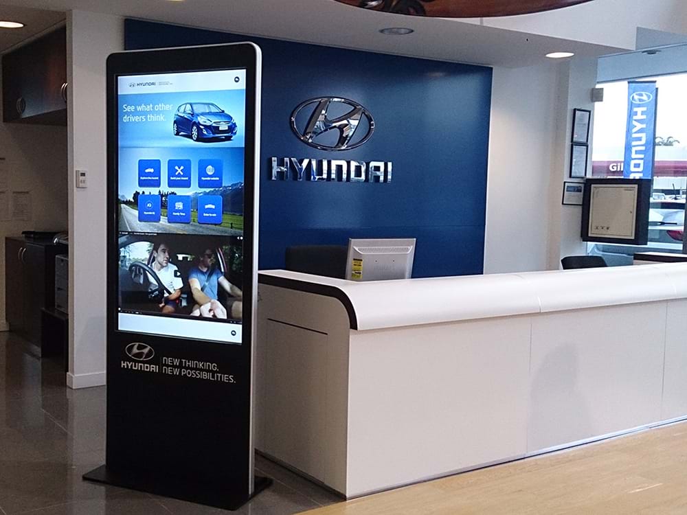 Interactive Kiosk for Hyundai