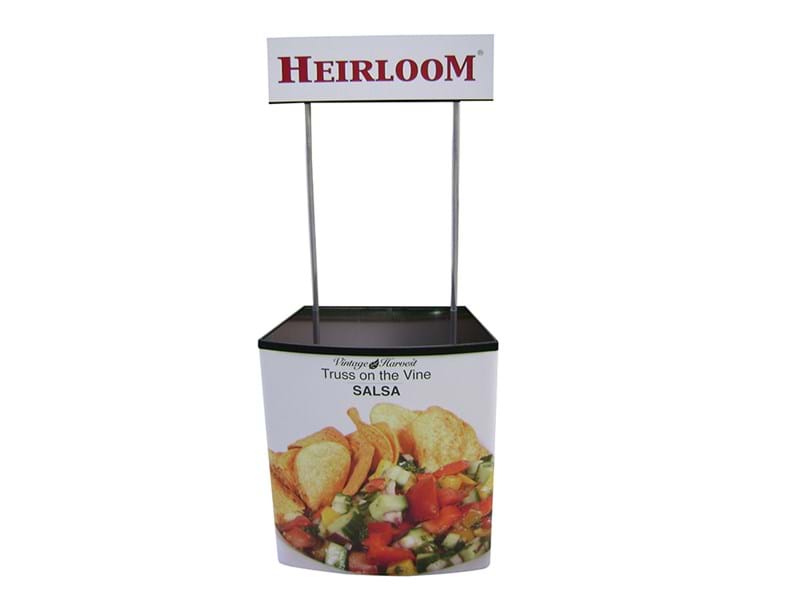 Optional header board on two poles