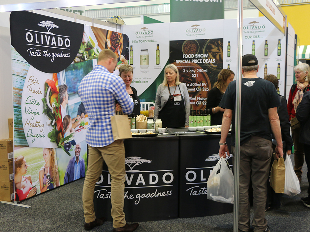 Branded tables for use at exhibitions conferences and trade shows