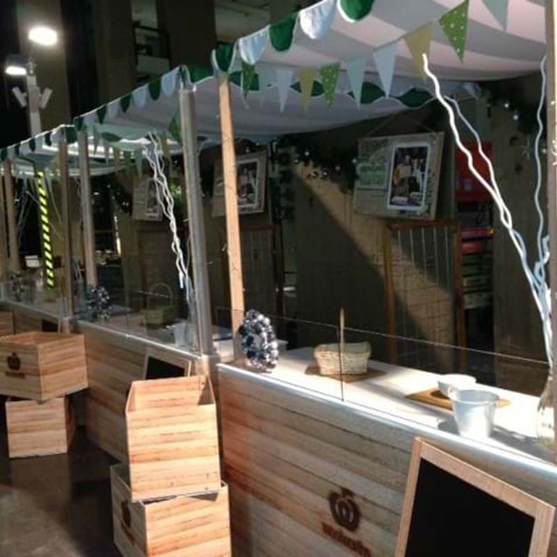 Woolworths demo stand