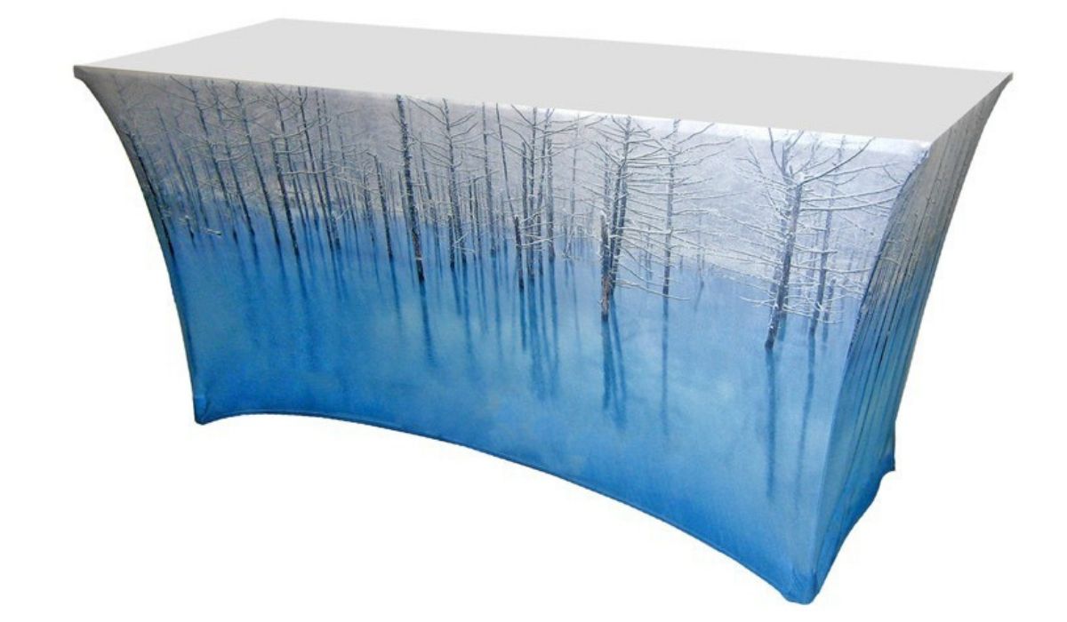 stretch table cloth