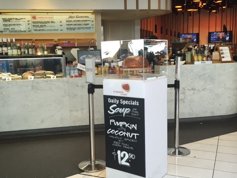 Brasserie Bread-Plinth-Displays2Go