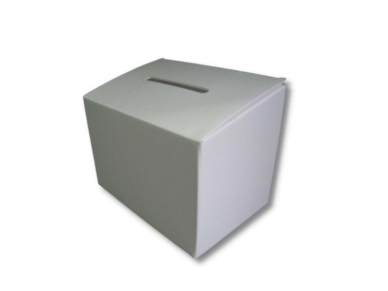 Corflute Entry Boxes | Counter Top Ballot & Contest Entry Boxes
