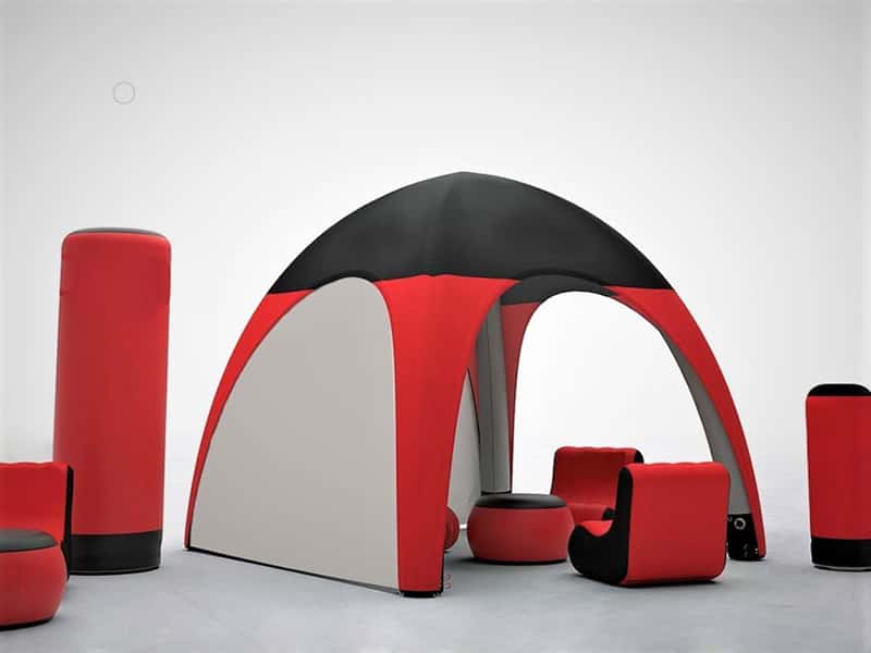 4m gazebo with matching inflatable furniture