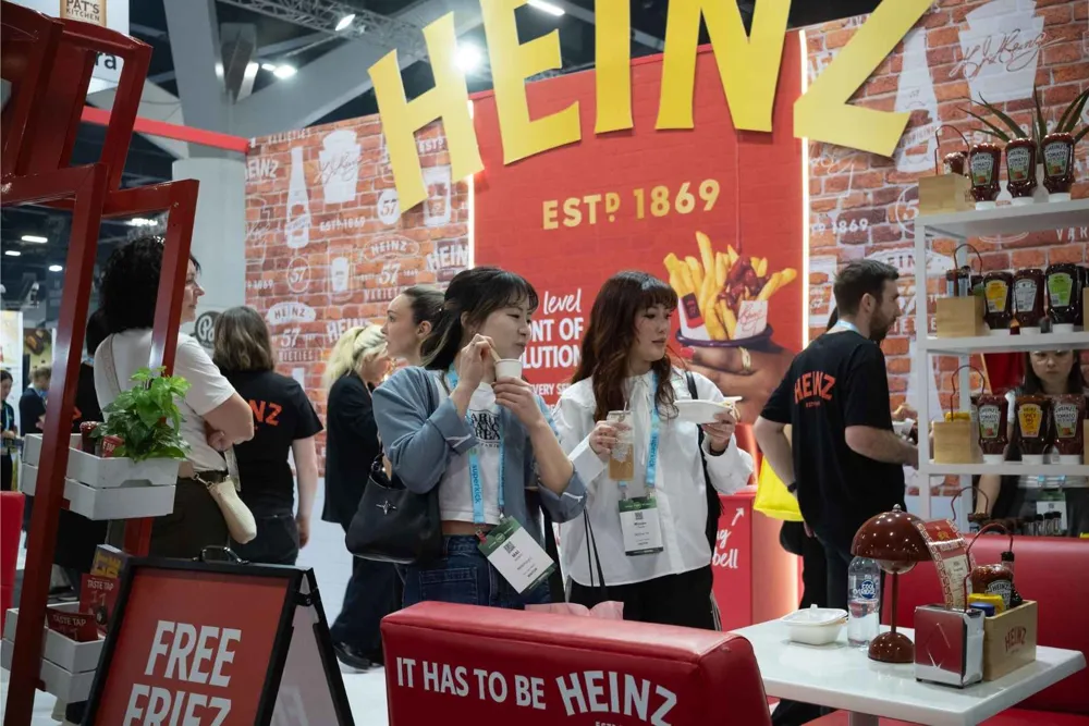 Heinz exhibition stand built by Displays 2 Go