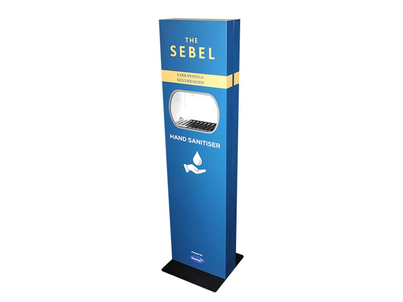 Hand sanitiser stations